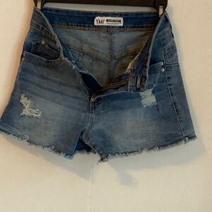 YMI Blue Jean Shorts Distressed Cut-Off Style